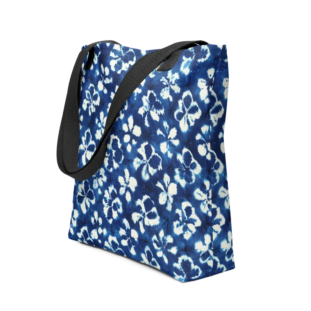 Shibori Garden on Tote Bag — Front