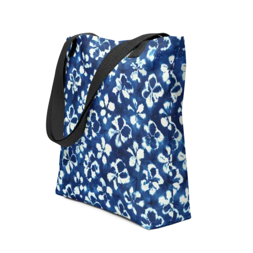 Shibori Garden on a Tote Bag