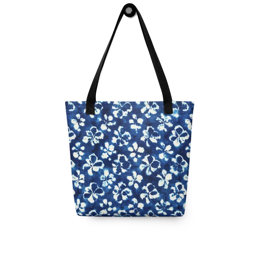 Shibori Garden on Tote Bag — Front