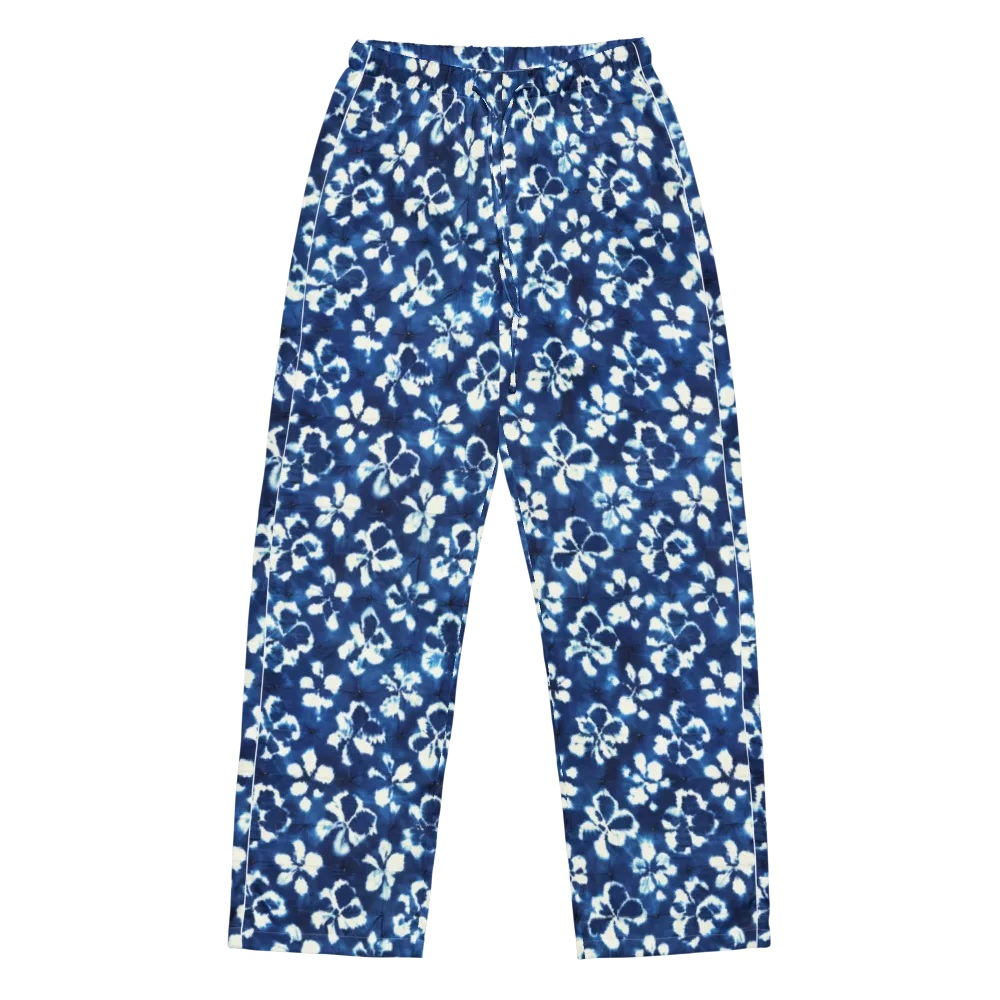Shibori Garden on Women's Pajama Pants — Front