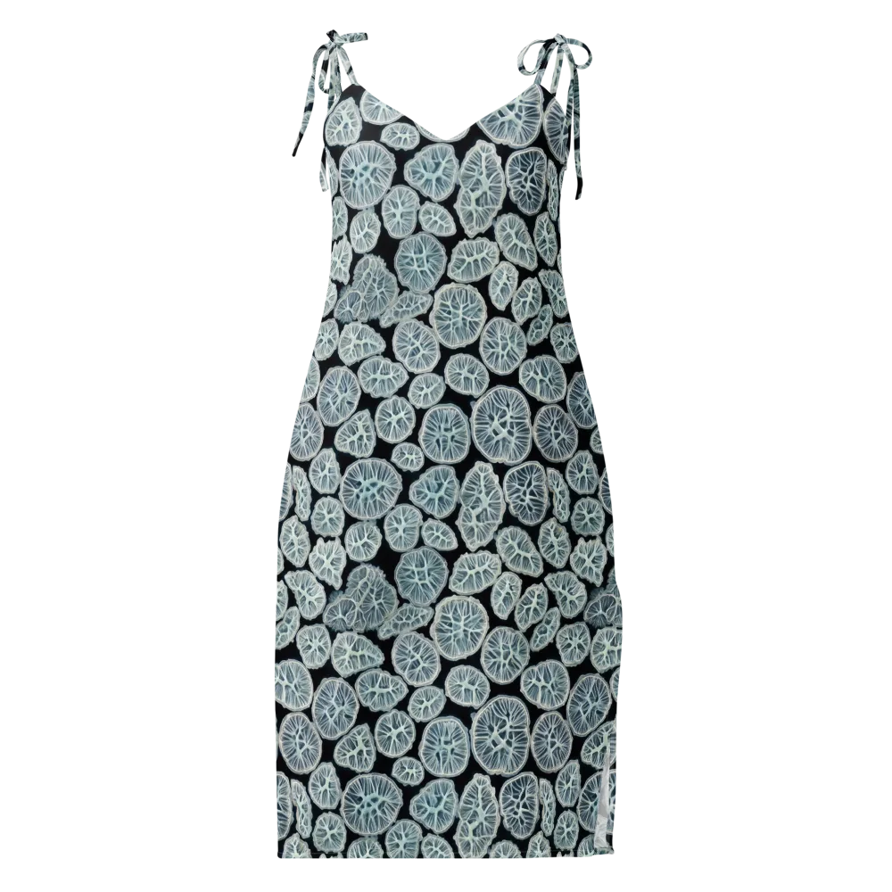 Frosted Citrus on Slip Dress — Front