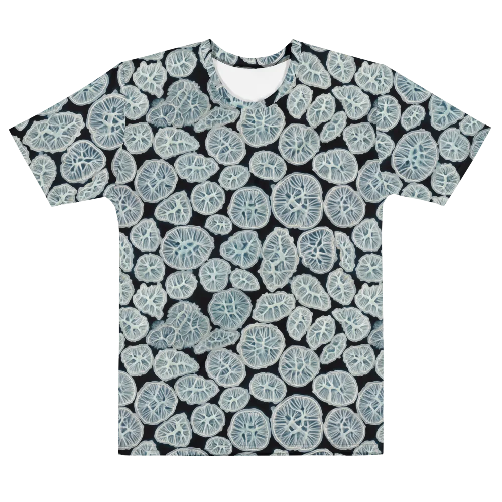Frosted Citrus on Men's Cotton Crew Neck T-Shirt — Front