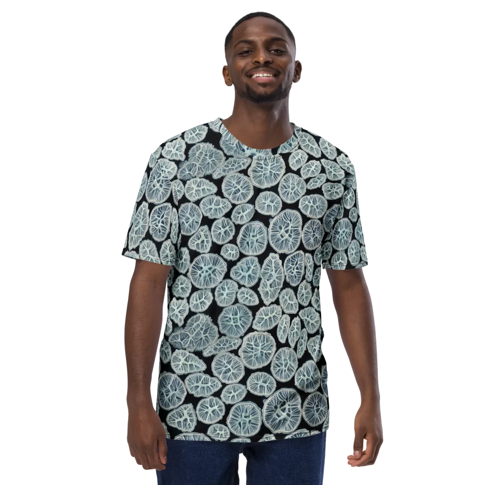 Frosted Citrus on Men's Crew Neck T-Shirt — Front