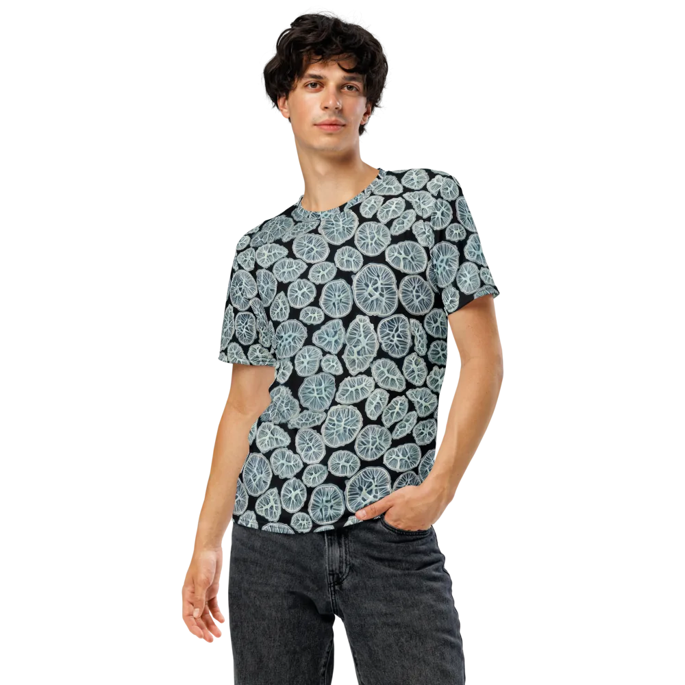 Frosted Citrus on Men's Crew Neck T-Shirt — Front