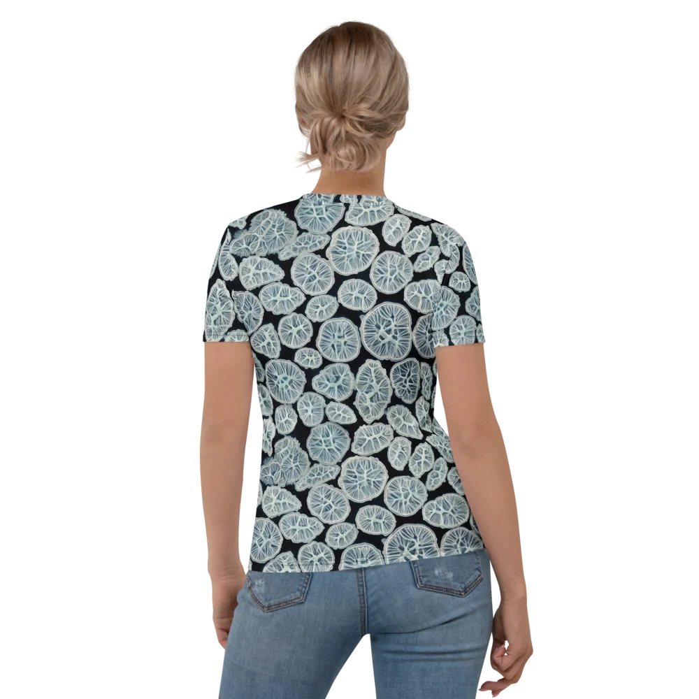 Frosted Citrus on Women's Crew Neck T-Shirt — Back