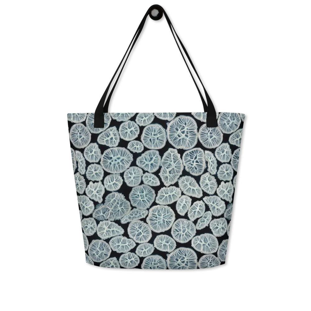 Frosted Citrus on Large Tote Bag W/ Pocket — Front