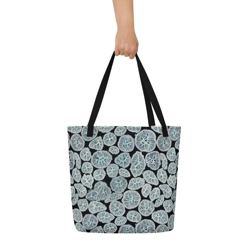 Frosted Citrus on Large Tote Bag W/ Pocket — Front