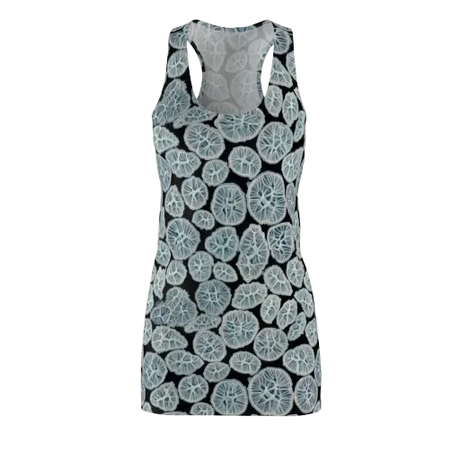 Frosted Citrus on a Racerback Dress