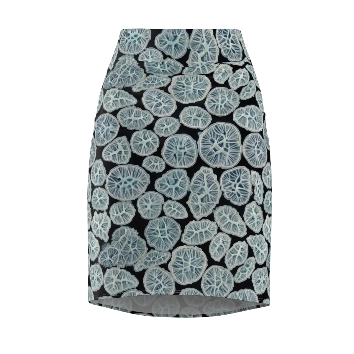 Frosted Citrus on Pencil Skirt — Front