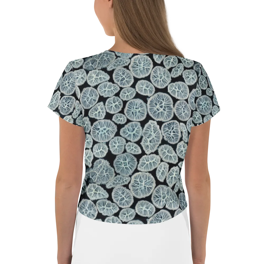 Frosted Citrus on Crop Tee — Back