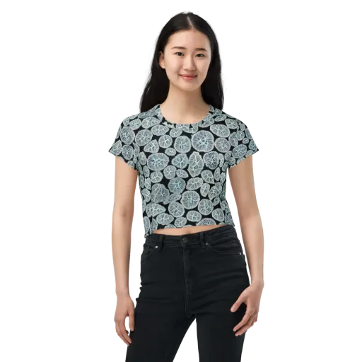 Frosted Citrus on a Crop Tee
