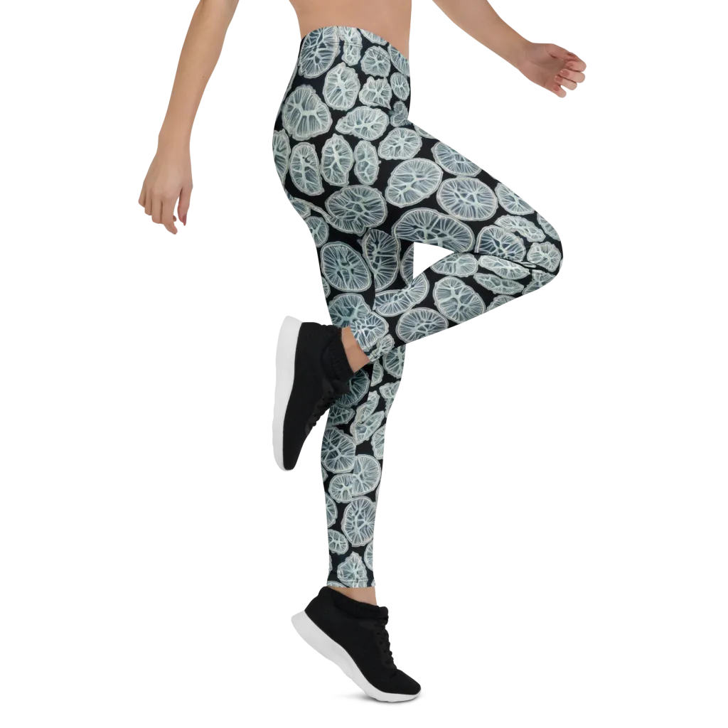 Frosted Citrus on Leggings — Right