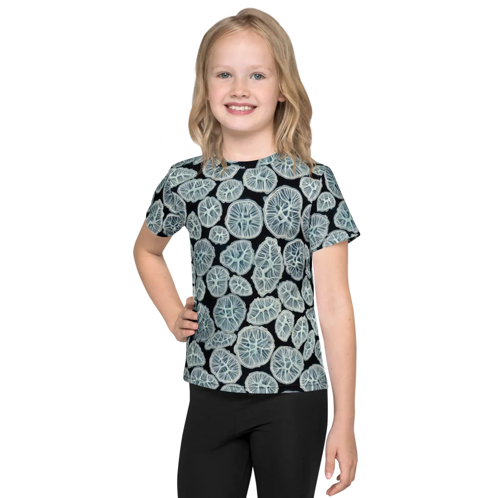 Frosted Citrus on Kids Crew Neck T-Shirt — Front
