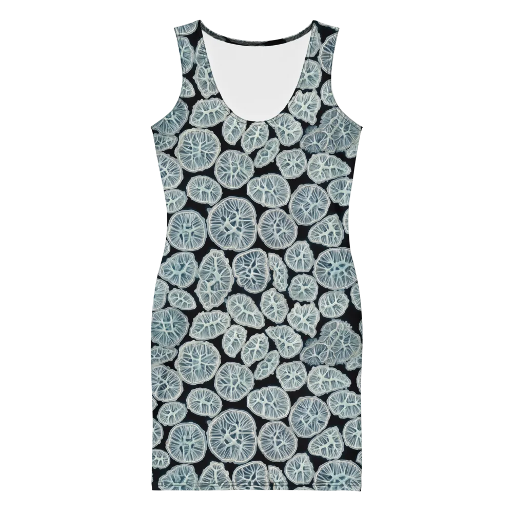Frosted Citrus on Bodycon Dress — Front