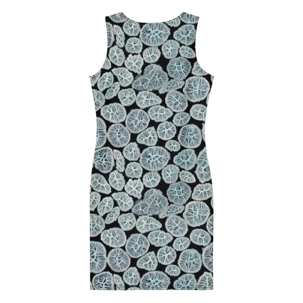 Frosted Citrus on Bodycon Dress — Back