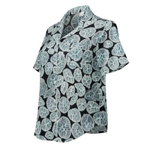 Frosted Citrus on a Women's Short Sleeve Pajama Top