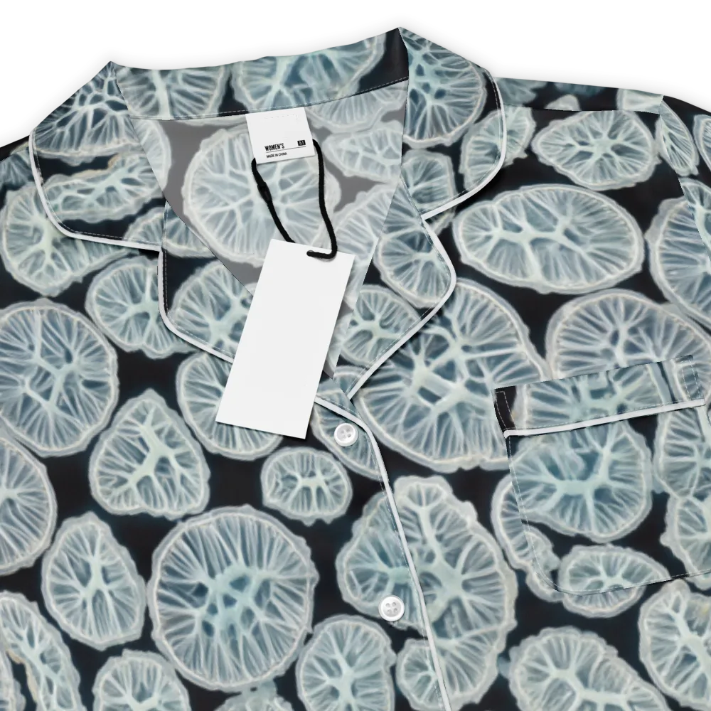 Frosted Citrus on Women's Short Sleeve Pajama Top — Product details