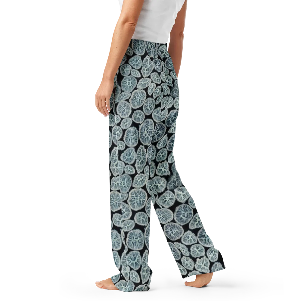 Frosted Citrus on Women's Pajama Pants — Left