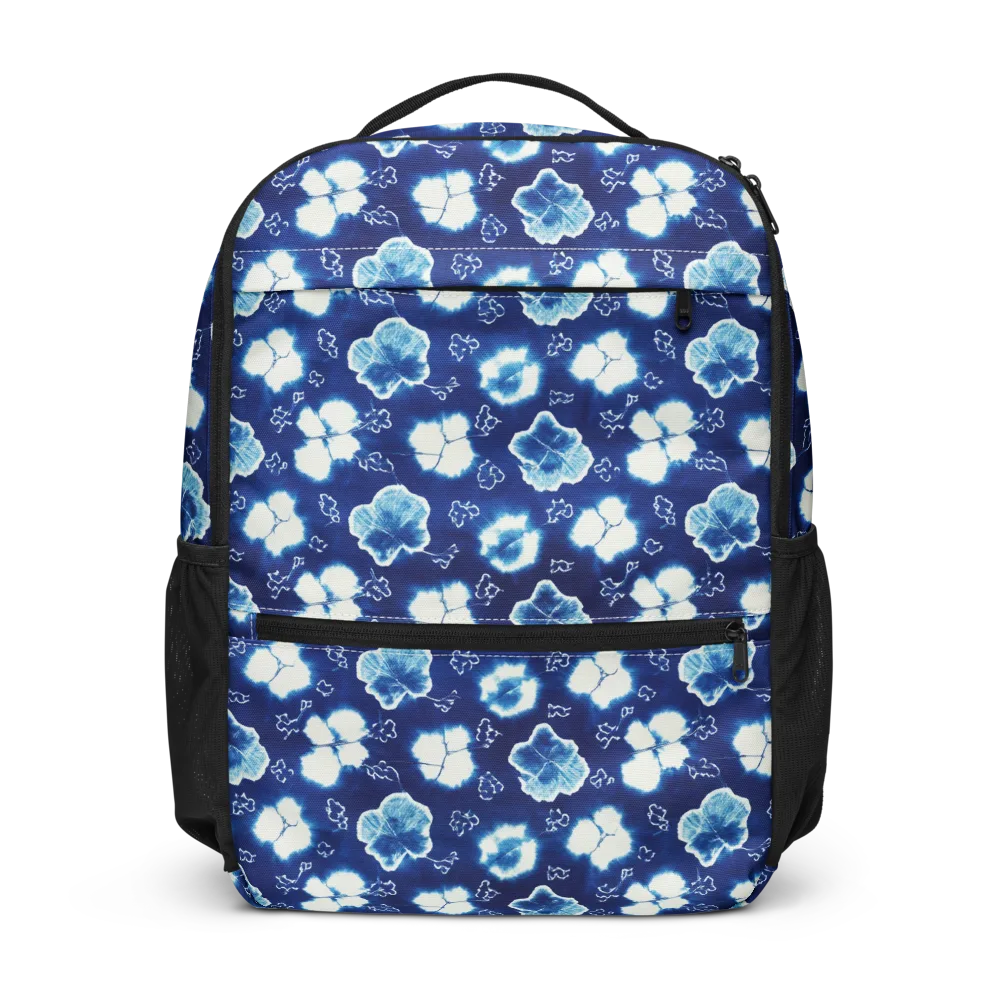 Indigo Botanica on Utility Backpack — Front