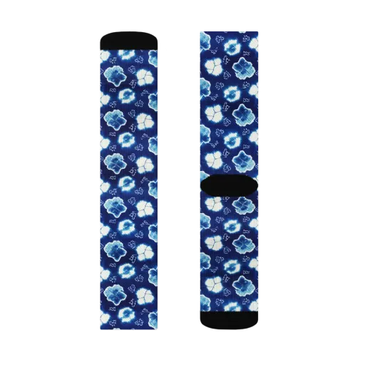 Indigo Botanica on a Socks