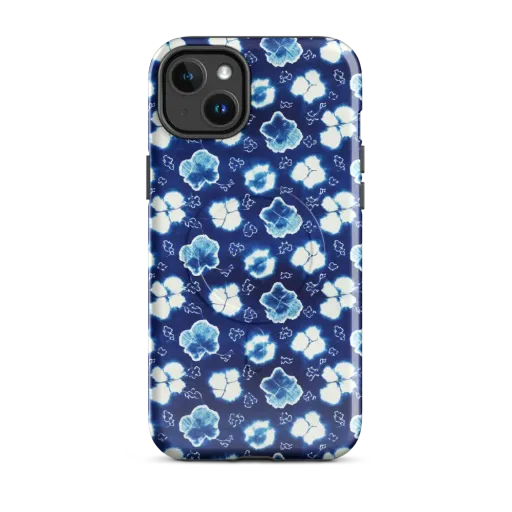 Indigo Botanica on a MagSafe Tough Case for iPhone®