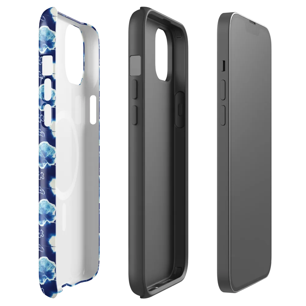 Indigo Botanica on MagSafe Tough Case for iPhone® — Front