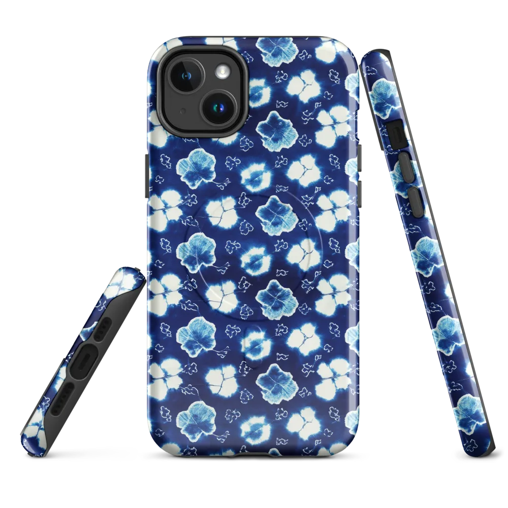 Indigo Botanica on MagSafe Tough Case for iPhone® — Front