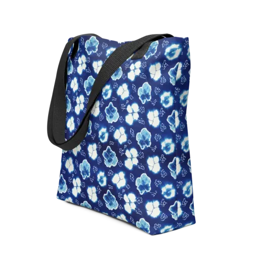 Indigo Botanica on a Tote Bag