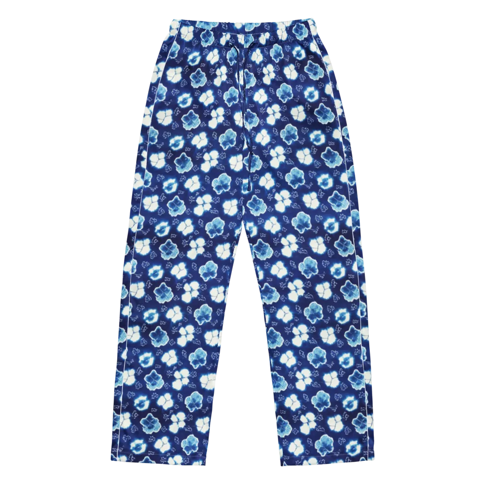 Indigo Botanica on Women's Pajama Pants — Front