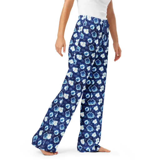 Indigo Botanica on a Women's Pajama Pants
