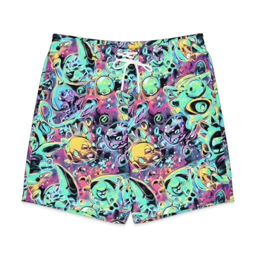 Aqua Oddity on a Men's Board Shorts