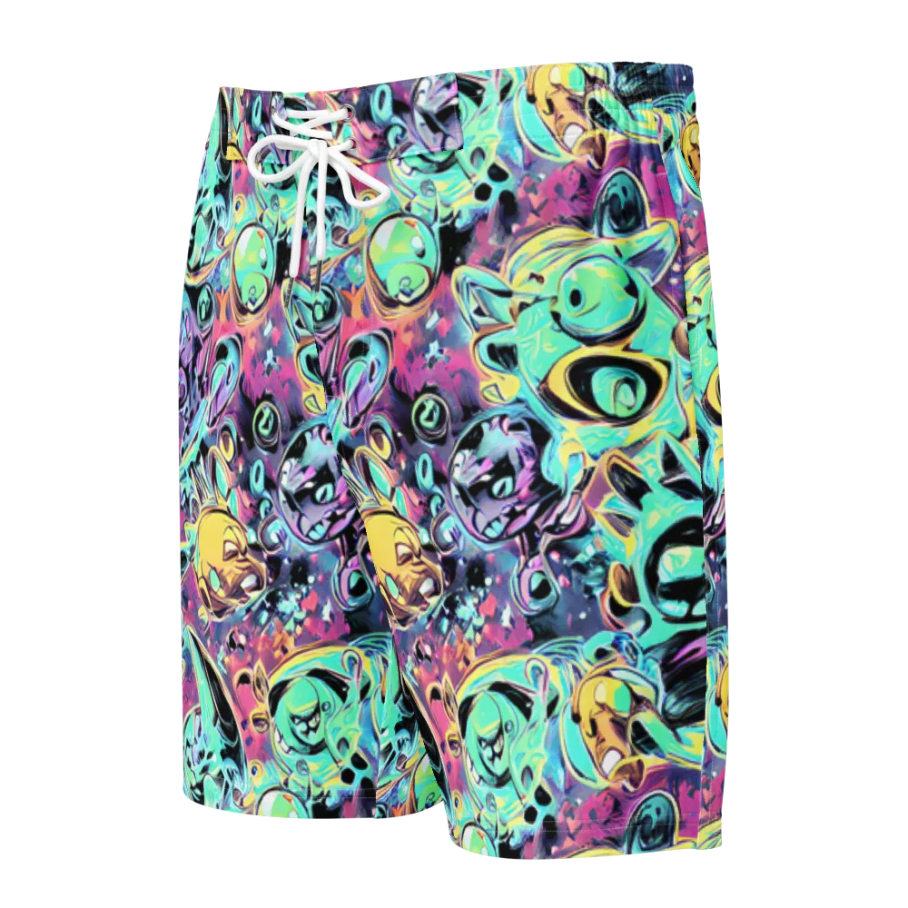 Aqua Oddity on Men's Board Shorts — Front