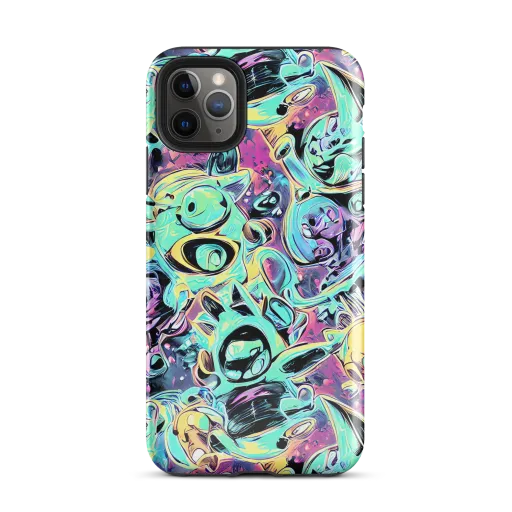Aqua Oddity on a Tough Case for iPhone®