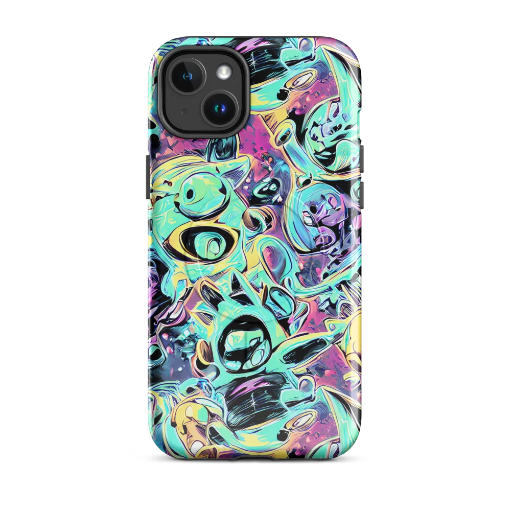 Aqua Oddity on MagSafe Tough Case for iPhone® — Front