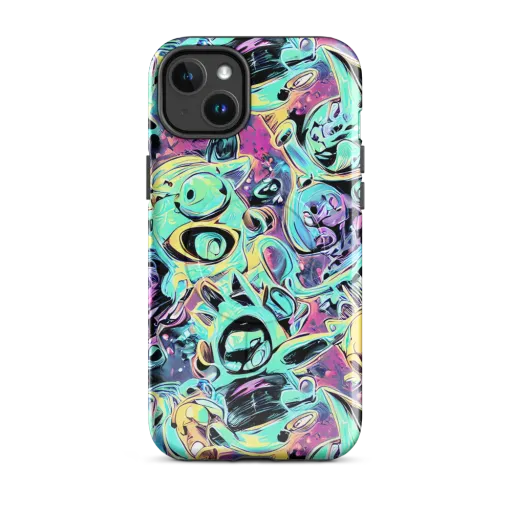 Aqua Oddity on a MagSafe Tough Case for iPhone®