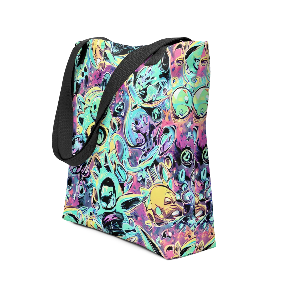 Aqua Oddity on Tote Bag — Front