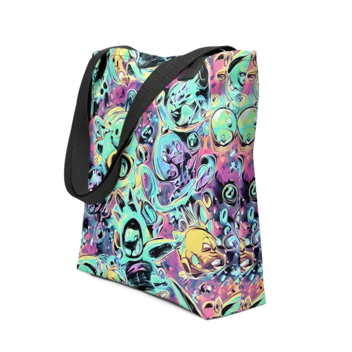 Aqua Oddity on a Tote Bag
