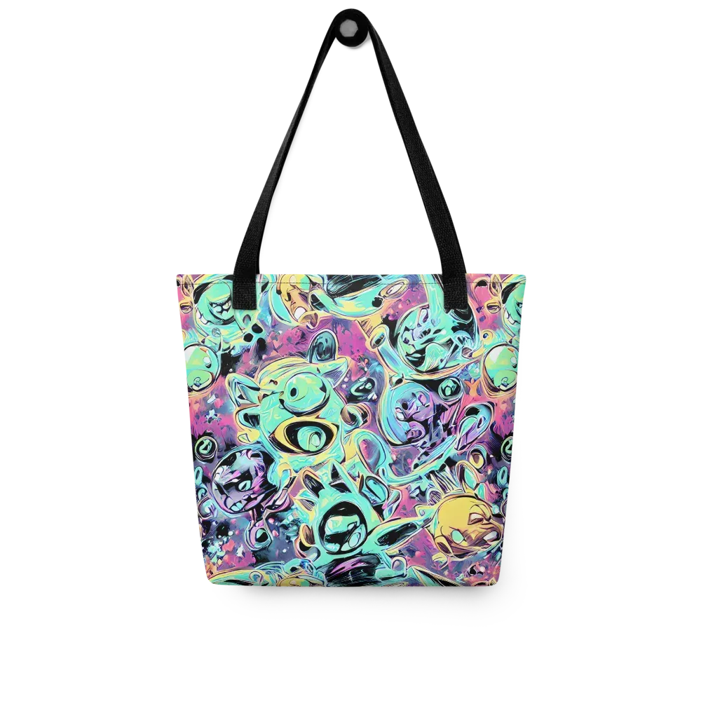 Aqua Oddity on Tote Bag — Front