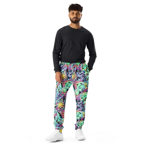 Aqua Oddity on a Men's Joggers