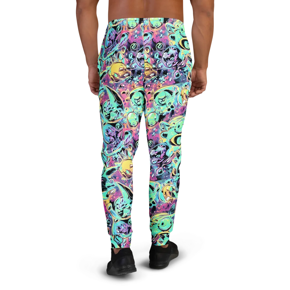 Aqua Oddity on Men's Joggers — Back