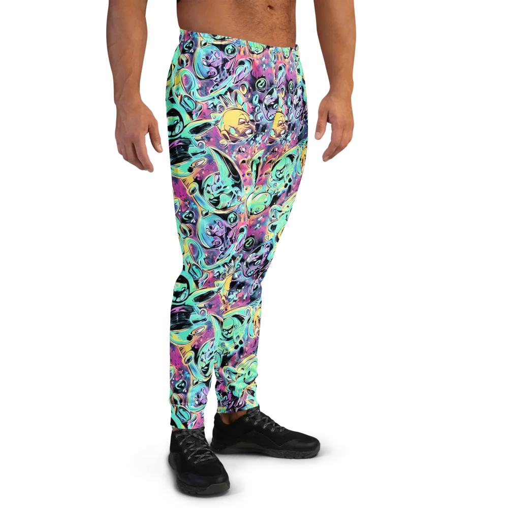 Aqua Oddity on Men's Joggers — Right