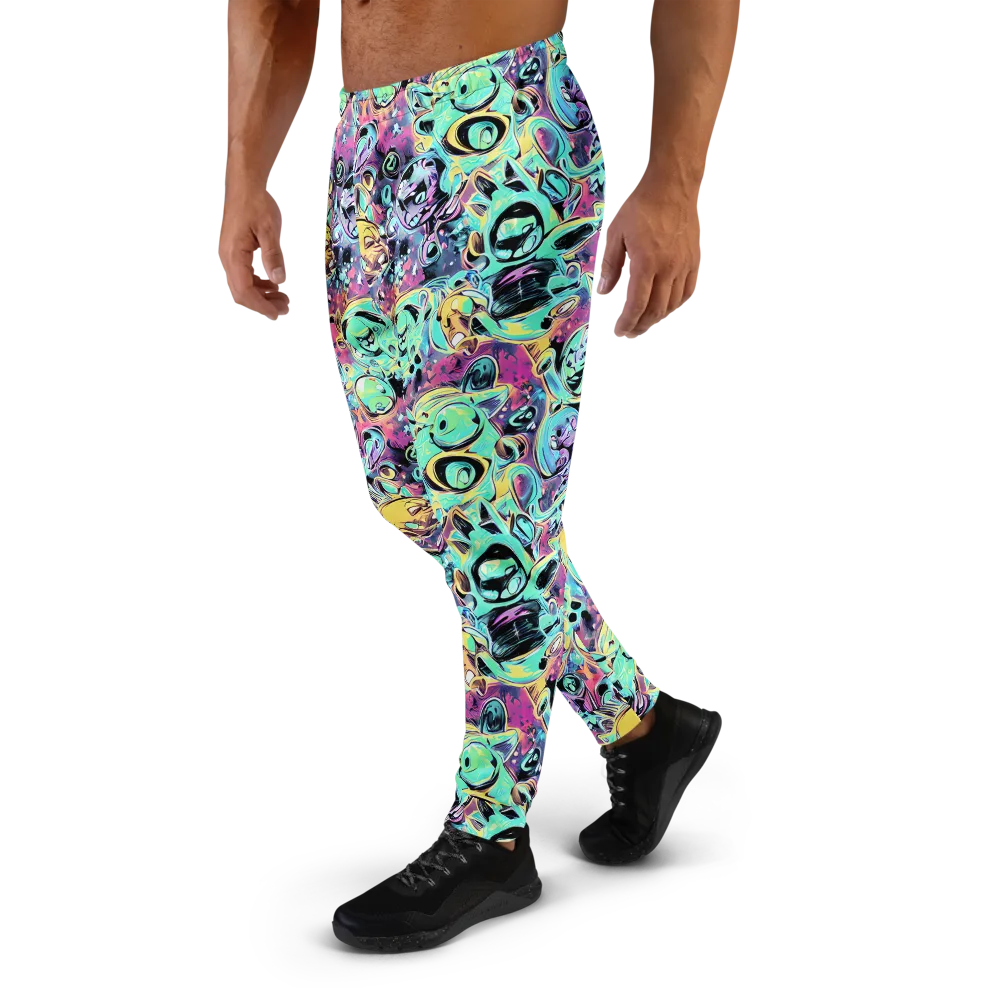 Aqua Oddity on Men's Joggers — Left