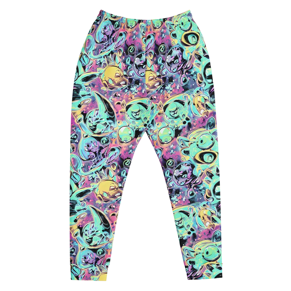Aqua Oddity on Men's Joggers — Front
