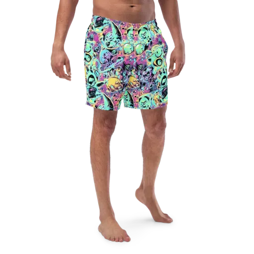 Aqua Oddity on a Swim Trunks