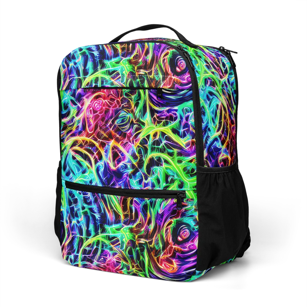 Electric Wilds on Utility Backpack — Left Front