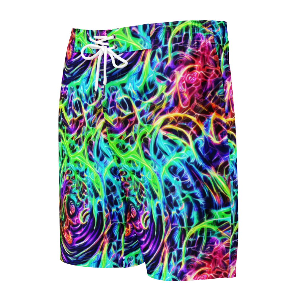 Electric Wilds on Men's Board Shorts — Front