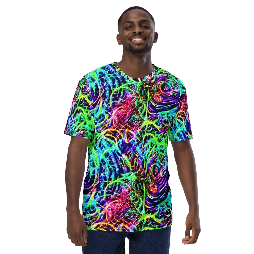 Electric Wilds on Men's Crew Neck T-Shirt — Front