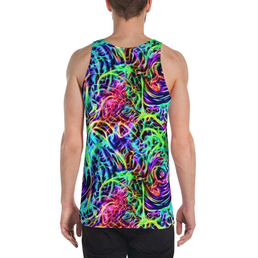Electric Wilds on Men's Tank Top — Back