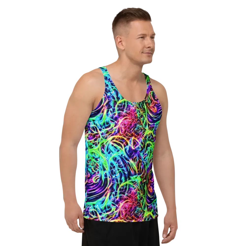 Electric Wilds on Men's Tank Top — Right Front