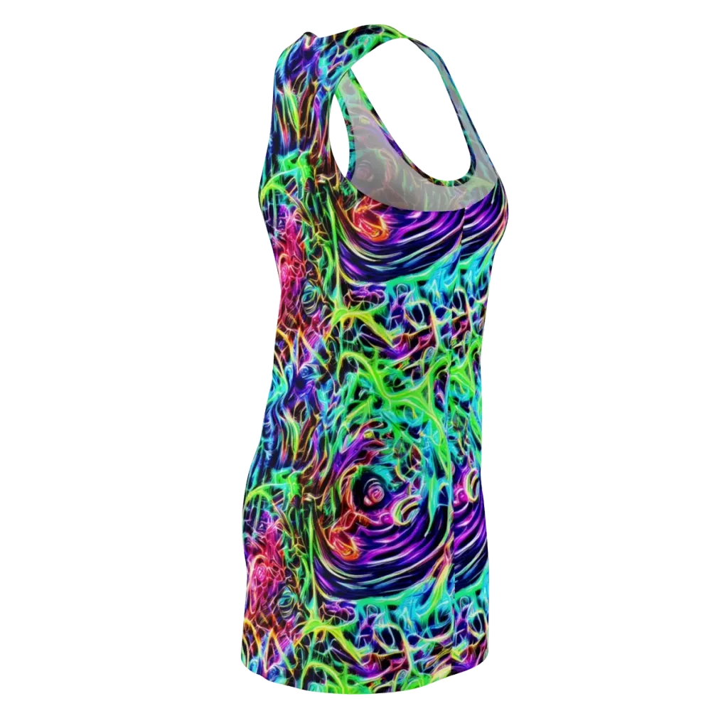 Electric Wilds on Racerback Dress — Back Side